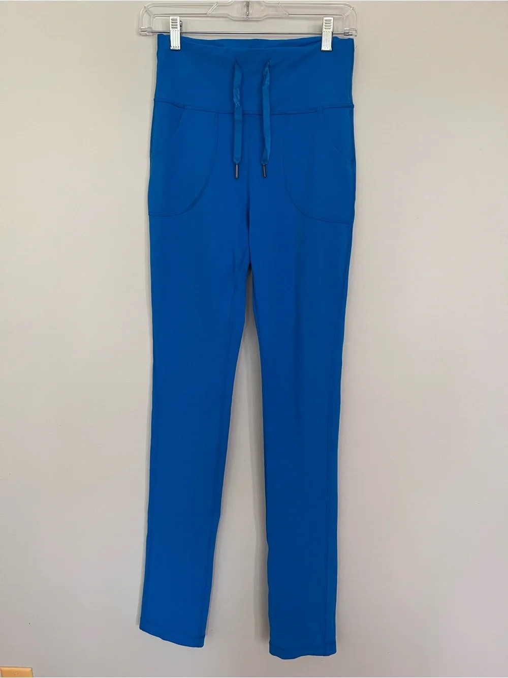 lululemon athletica Straight Leg High-Rise Drawstring Leggings in Blue